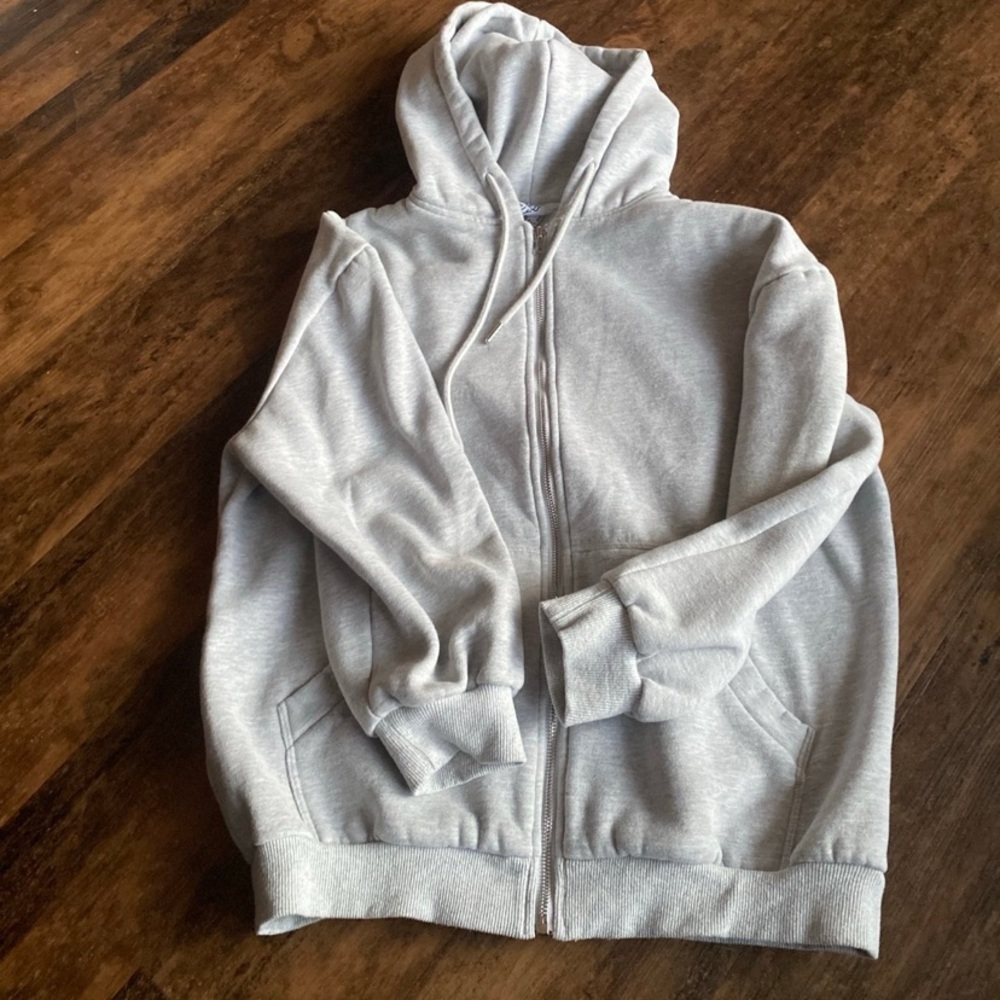 Princess Pollly Gray Zip-Up Hoodie